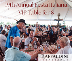 19th Annual Festa Italiana VIP Table 8: Sunday, September 22, 2024