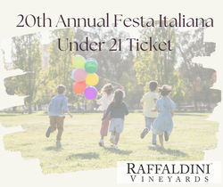 20th Annual Festa Italiana - Under 21: Saturday, September 20, 2025