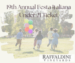 20th Annual Festa Italiana - Under 21: Sunday, September 21, 2025